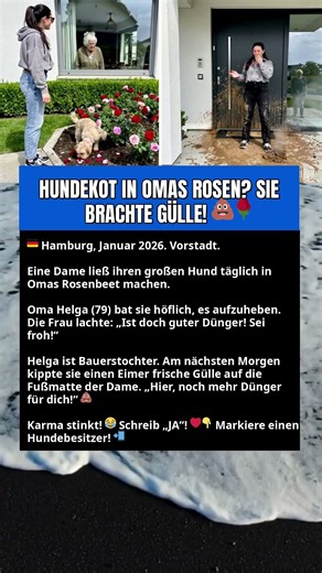 HUNDEKOT IN OMAS ROSEN? SIE BRACHTE GÜLLE! 💩🌹