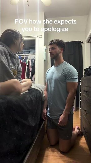 femdom domination boy on knees
