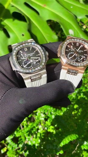 百达翡丽鹦鹉螺如何用50不到带出200的效果？ 百达翡丽/Patek PhilippeNautlus鹦鹉螺系列单表 型号：5712R-001 后升级 5724R 31字头240机芯 5712G-001 后升级 5724G 55字头240机芯 顶级大颗T钻表圈 鹦鹉螺现象级单品 已停产绝版 市面货量稀少 完美表况 极品成色#手表