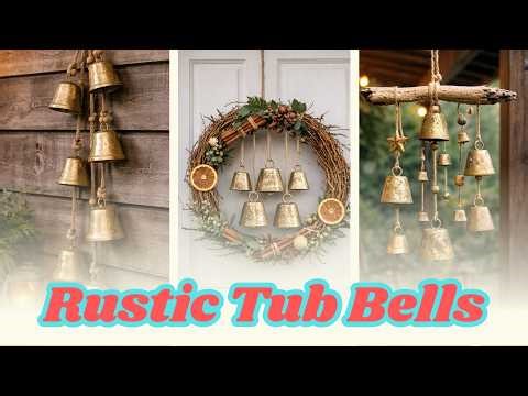 Rustic Tub Bells for DIY Decor and Wind Chimes