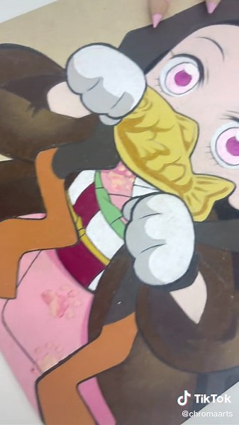 Adorable Chibi Nezuko Drawing - Halloween Special!