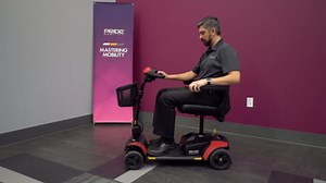 Amazon.com: Pride Go Go Elite Traveller 2 Platinum, 4-Wheel Mobility Scooter, EZ Turn Technology, with 5-Year Extended Warr (Cardinal Red, 12 AH Battery) : Health & Household