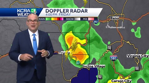 Severe thunderstorm warning issued for Plumas County