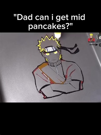 Delicious Midruto Pancakes Inspired by Naruto