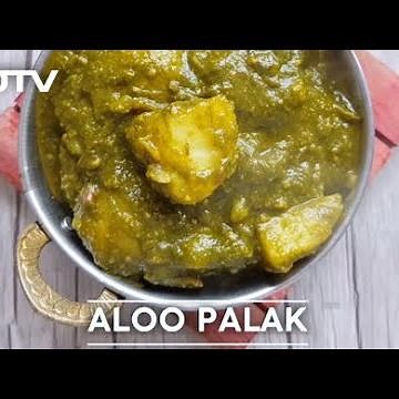 How To Make Aloo Palak | Easy Aloo Palak Recipe Video