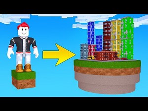 UNSERE INSEL WIRD ZUR STADT in Roblox Skyblock