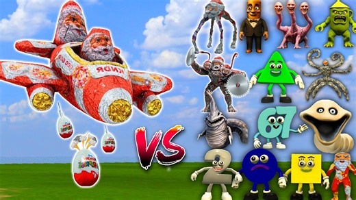 NEW GOO GOO GAGA PLANE vs All Secret Bosses – Who Is Win? | Garry's Mod Battle