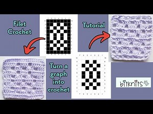 HOW TO: Filet Crochet | Learn the basics of the vintage filet crochet technique!