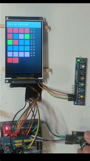 Arduino Logik und Taktik Farben Spiel Code Knacker