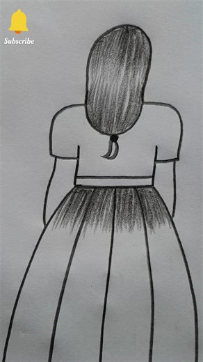 Drawing Pictures- Part 51 #girl #backside #drawing #art #shorts #tipsclub