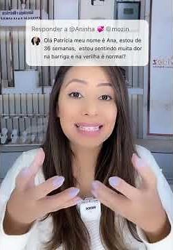 Estou com 36 semanas e sinto muita dor na barriga e na virilha normal?