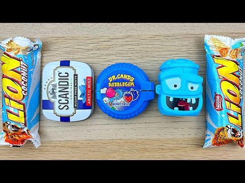 How to unpack Rainbow Lollipop and Sweets Cutting | Lollipops Unpacking | ASMR | Satisfying Video