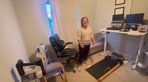 LifePro TimberTrek Walking Pad – Under Desk Treadmill for Home & Office, Quiet Portable Walking Machine with Remote Control, LED Display, Wood Finish – No Assembly Needed