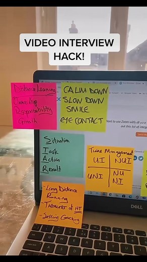 Interview Hack: Maintain Eye Contact in Remote Job Video Interviews