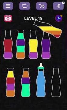 Water sort puzzle 🧪Level 19 #games #puzzle Do like 👍 share and subscribe ☺️