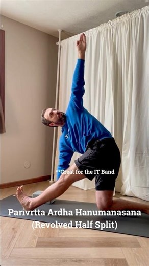 Flow Snippet - Revolved Half Split #yoga