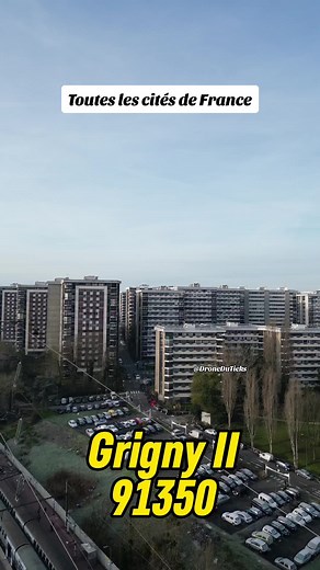 Visite du quartier Grigny II dans le 91350