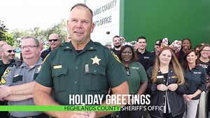 From all of us at the Highlands County Sheriff's Office, we wish everyone a Merry Christmas and a happy and safe holiday season. Thank you for the opportunity to serve you over the past year. And, as our Christmas gift to you, tune in tomorrow morning for the blooper reel from all of our Christmas greeting videos. Let's just say we have a lot of people who aren't quite ready for prime time. | Highlands County Sheriff's Office - Sheriff Paul Blackman