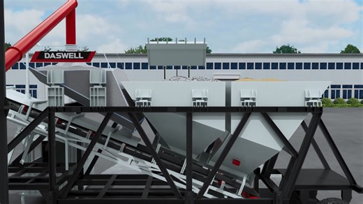 🎬 Dry Mix Concrete Plant 3D Working Animation | Daswell Watch this smooth 3D animation to see the full workflow of a dry mix batching plant—from aggregate weighing to discharge.👇 If you’re searching for a reliable dry concrete batching plant, Daswell can help you choose the right model for your jobsite. Key highlights: ✅ Fast batching cycles for continuous supply ✅ Lower power consumption (no central mixer) ✅ Less wet cleaning, easier maintenance ✅ Perfect for remote sites & long-distance deli