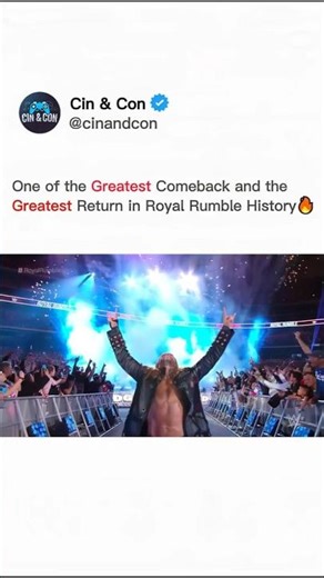Edge Emotional Royal Rumble Return 😭| The Greatest Comeback in Wrestling History🔥