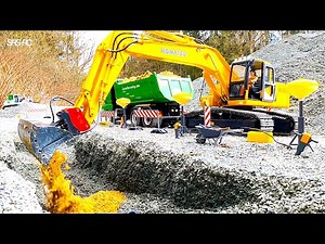 UNIQUE GERMAN RC TRUCK COLLECTION / RC CONSTRUCTION MACHINES AND HANDMADE RC SHOW TRUCKS IN ACTION