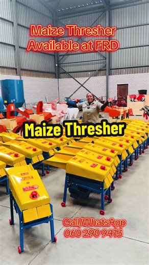 ✨maize thresher ✨available at FRD, this machine is used to separate corn kernels from the corn cob 🌽 if you are interested please contact or WhatsApp finka 060 290 9413 #agriculture #poultryfarming #farming #agriculturelife #farm