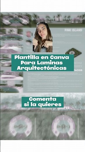 Lámina Arquitectura en Canva #arquitectura #arquitectos #arq #fyp #foryou #planos #interior #canva