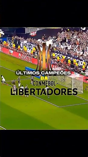 OS ÚLTIMOS CAMPEÕES DA LIBERTADORES ☠️#shorts #futebol #football #flamengo #palmeiras #libertadores