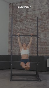 Introducing the Big Bar Plus! Say goodbye to cramped workouts! Our height-adjustable, full-sized pull-up bar fits any space. Get ready for a stronger you - order now and take your fitness to new heights! | BaseBlocks
