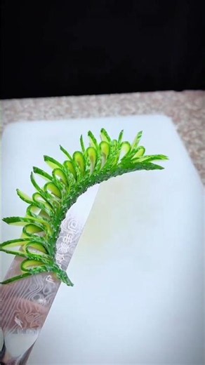 Easy Cucumber Carving Tutorial | Stunning Vegetable ArtCucumber Make Different Style Carving