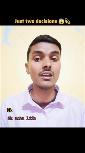 These two decisions either make or break your life 🥹💫 #sudarshaninspires #motivation #decision #yt