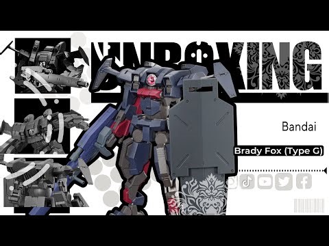 Bandai Brady Fox (Type G) Plastic Model Kit – Unboxing & Build | Still Lit