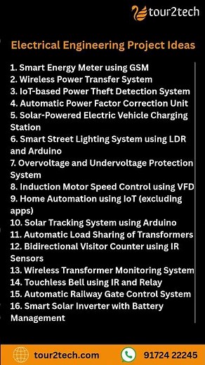 Best EEE Projects 2025 🔋 Final Year Ideas List