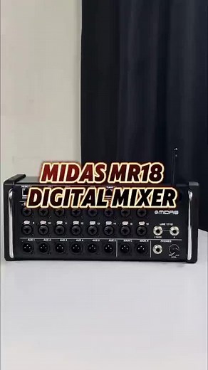 Midas on Instagram: "How satisfying is this video? 👀 From the lively crowd to the heart of the console, here’s how the Midas MR18 steals the show: 📱 Effortless wireless control 🎛️ Studio-grade preamps for pristine sound 🎚️ All the power, half the size for ultimate portability Whether you’re backstage or on the move, the MR18 is your perfect companion! 🎥: @soundcitypenang 👇 Tag a friend who needs this game-changer in their setup! #MidasMR18 #SoundCityPenang #MidasConsoles #LiveMixing #Festi