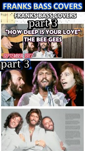 HOW DEEP IS YOUR LOVE - BEE GEES | FRANKS BASS COVERS p3 #shorts2026new