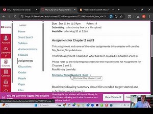 MyGuitarShop Assignment: Set it up and Get started!