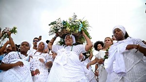 Hundreds of worshippers gather on a beach in Rio de Janeiro to pay tribute to Iemanja, the sea goddess of the Afro-Brazilian religions Candomble and Umbanda. | AFP News Agency