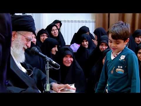 Beautiful Moments Ayatollah Syed Ali Khamenei with Children