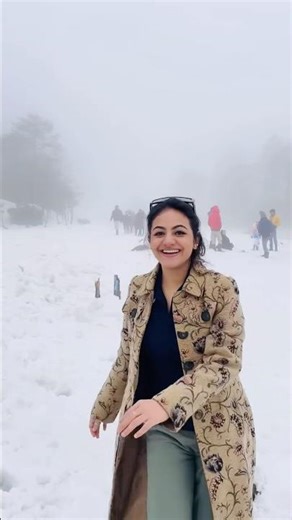 That girl, she’s going to move mountains.” #mountainview #travellingvlog #snowfall #snowday