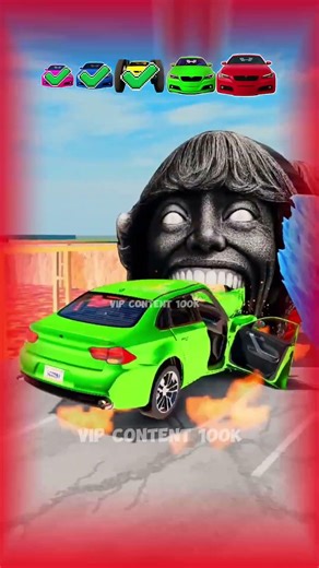 MINI CAR TO GIANT CAR 🚗📈 - BeamNG.Drive #beamng #shorts #beamngdrive