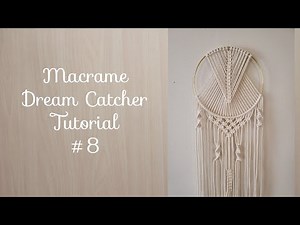 Macrame Wall Hanging on Gold Ring Tutorial #8 DIY -- Hippie Crafter Collab