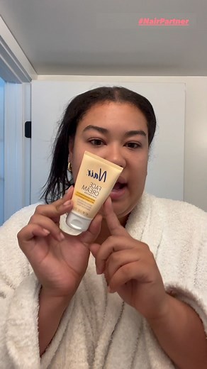5.7K views · 15 reactions | @alexaaajay uses Nair Face Cream Hair Remover to remove facial hair on her face & Nair Body Cream to remove the hair on her legs, leaving her smooth and exfoliated while minimizing hair regrowth. ⭐️ Both are now available for purchase at @sallybeauty. Happy Shopping! 勺 #NairPartner | Nair | Facebook