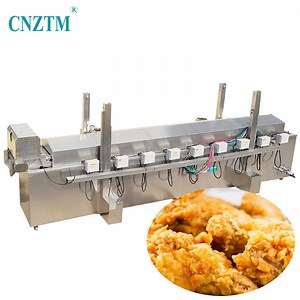 [Hot Item] Automatic Chicken Nugget Production Line and Chicken Fillet Fryer and Frying Machine