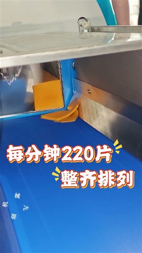 九盈机械多功能砍排机25K奶酪切片，整齐排列，切割厚薄和速度均可调节 Multifunctional Slicer 25K – Cheese Slicing with Neat Arrangement