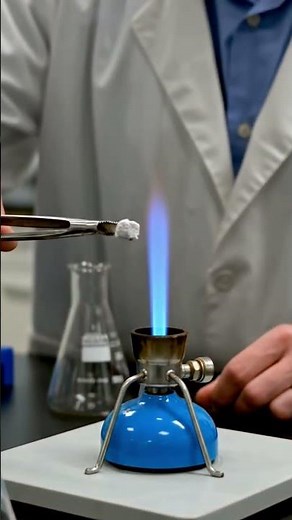 Magnesium burning in Oxygen