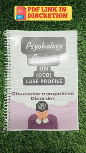 Psychology Project On Obsessive-Compulsive Disorder (OCD) #diy #project #class12