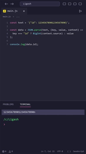 JavaScript JSON.parse() Source Access 🔥 Handle Big Numbers Safely!