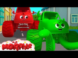 Monster Truck Madness - Trucks and Vehicles | Cartoons for Kids | My Magic Pet Morphle - Videos For Kids