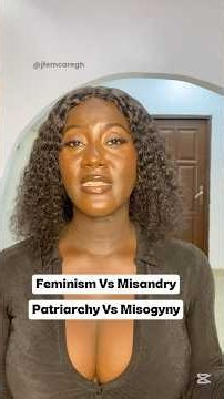 Feminism Vs Misandry Vs Patriarchy Vs Misogyny. The difference? #genderissues #genderequality
