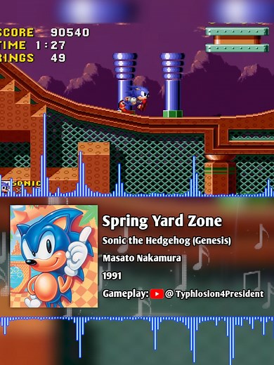 Spring Yard Zone: Sonic the Hedgehog Soundtrack